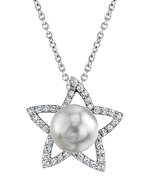 South Sea Pearl & Diamond Stella Pendant