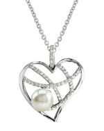 Stunning Australian South Sea Pearl & Diamond Passion Pendant