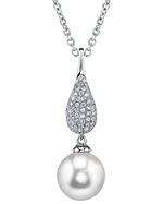 South Sea Pearl & Diamond Brooklyn Pendant