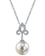 South Sea Pearl & Diamond Caroline Pendant