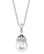 South Sea Pearl & Diamond Dana Pendant