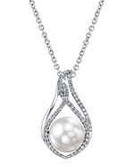 South Sea Pearl & Diamond Meredith Pendant