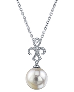 South Sea Pearl & Diamond Paige Pendant