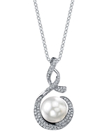 South Sea Pearl & Diamond Pippa Pendant