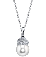 South Sea Pearl & Diamond Riley Pendant