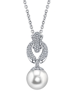 South Sea Pearl & Diamond Casey Pendant