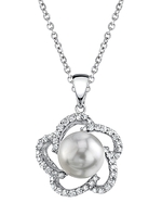 South Sea Pearl & Diamond Vanessa Pendant