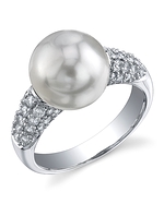 South Sea Pearl & Diamond Serenity Ring