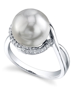South Sea Pearl & Diamond Summer Ring