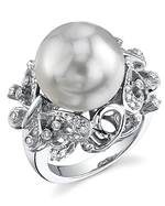 South Sea Pearl & Diamond Felicity Ring