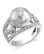 South Sea Pearl & Diamond Emily Ring