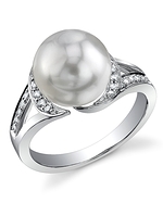 South Sea Pearl & Diamond Penelope Ring