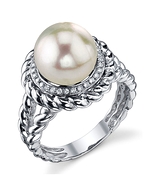 White South Sea Pearl Alicia Ring