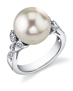 White South Sea Pearl Ariella Ring