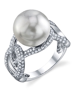 South Sea Pearl & Diamond Maria Ring