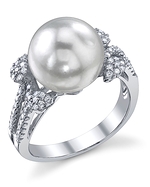 South Sea Pearl Naomi Diamond Ring
