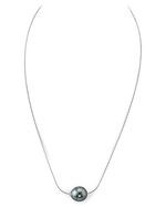 Tahitian Baroque Pearl Solitaire Pendant