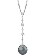  Tahitian Drop Pearl  Elizabeth Necklace