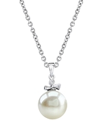 Freshwater Pearl Twister Pendant- Choose Your Color