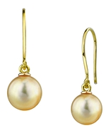 Golden South Sea Pearl Linda Earrings