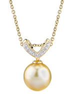 Belissima Golden South Sea Pearl Pendant