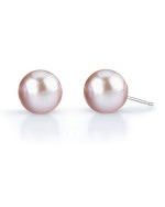 9mm Pink Freshwater Pearl Stud Earrings