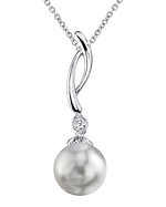 South Sea Pearl & Diamond Madison Pendant