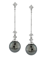 Tahitian South Sea Diamond Odelia Earrings