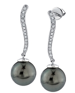 Tahitian Pearl & Diamond Celeste Earrings