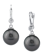 Tahitian Pearl & Diamond Michelle Earrings