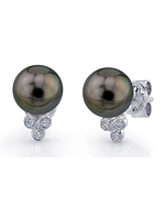 Tahitian Pearl & Diamond Kimberly Earrings