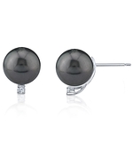 Tahitian Pearl & Diamond Lola Earrings