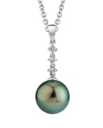 Tahitian Pearl & Diamond Trifecta Pendant