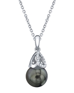 Tahitian Pearl & Diamond Alice Pendant