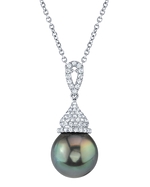 Tahitian South Sea Pearl & Diamond Amanda Pendant