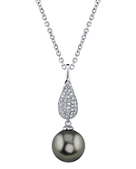 Tahitian South Sea Pearl & Diamond Brooklyn Pendant