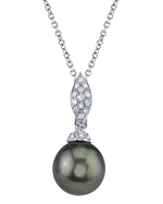 Tahitian Pearl & Diamond Connie Pendant