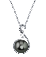 Tahitian South Sea Pearl & Diamond Courtney Pendant