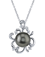 Tahitian Pearl & Diamond Gloria Pendant