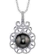 Tahitian South Sea Pearl & Diamond Kylie Pendant