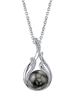 Tahitian South Sea Pearl & Diamond Layla Pendant