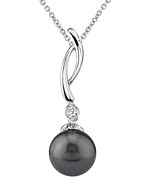 Tahitian Pearl & Diamond Madison Pendant