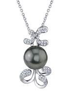 Tahitian Pearl & Diamond Talia Pendant