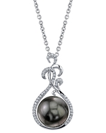 Tahitian South Sea Pearl & Diamond Taylor Pendant