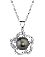 Tahitian Pearl & Diamond Vanessa Pendant
