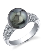Tahitian Pearl & Diamond Serenity Ring