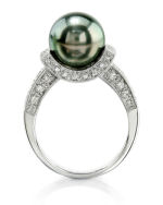 Tahitian Pearl Sparkling Jewel Ring