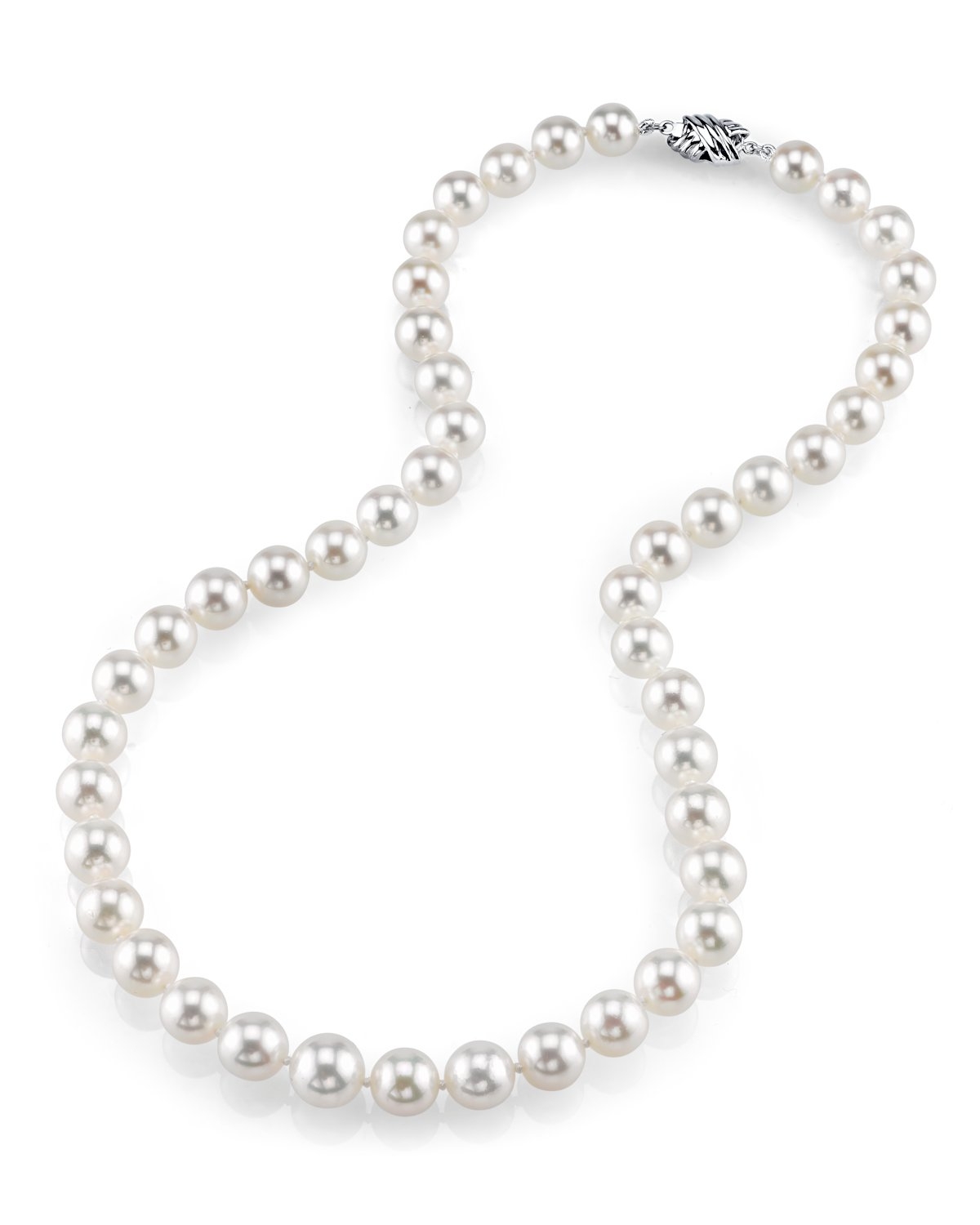 graduated akoya pearl necklace