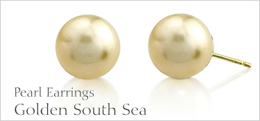 Gold Pearl Earrings