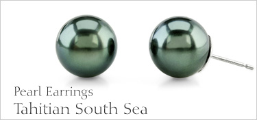Black Tahitian Pearl Earrings